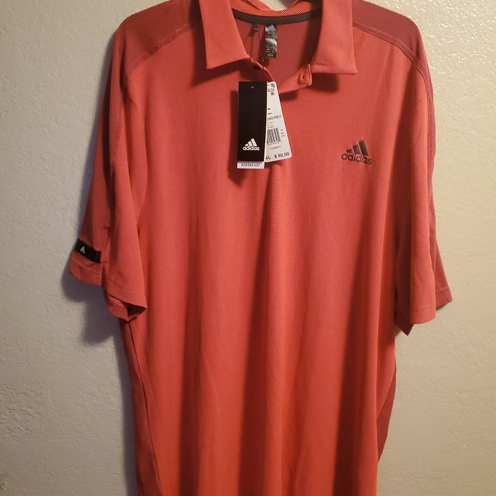 Adidas Mens Sport Aeroready Golf Polo Shirt Pullov